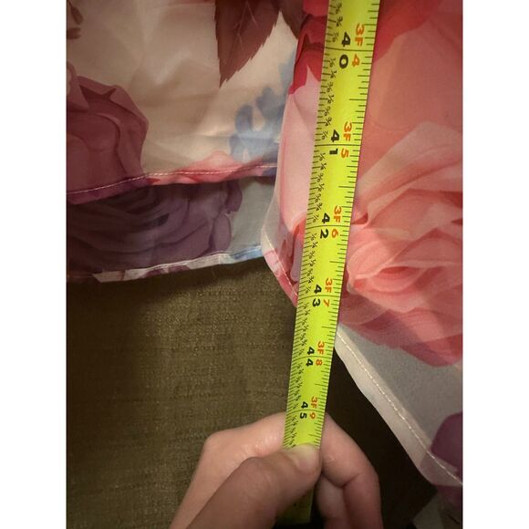 NWT Jessakae Womans Polly Mini Babydoll Dress Rose Florals Size 6X - Picture 7 of 7